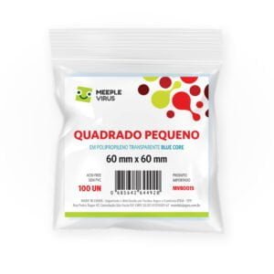 Sleeves Quadrado Pequeno 60 x 60 mm (Blue Core)