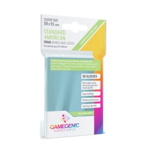 Gamegenic: 50 Sleeves Prime Standard European-Sized 60 x 92 mm