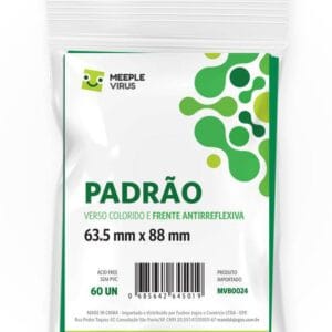 Sleeves Padrão Verde 63,5 x 88 (Verso Colorido)