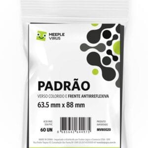 Sleeves Padrão Preto 63,5 x 88 (Verso Colorido)