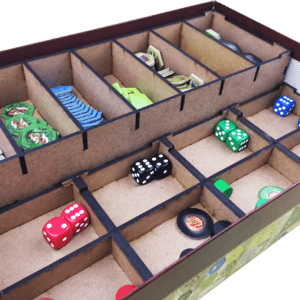 Organizador (INSERT MDF) compatível com o jogo The Castles of Burgundy