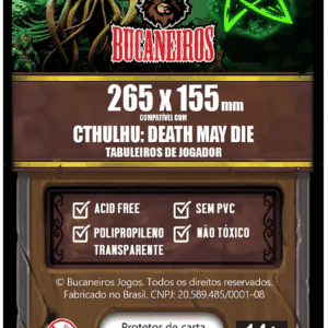 Sleeve Customizado para Cthulhu: Death May Die - Tabuleiros de Jogador (265 x 155)