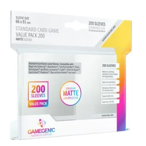 Gamegenic Matte Standard Card Game Sleeve Value Pack 200
