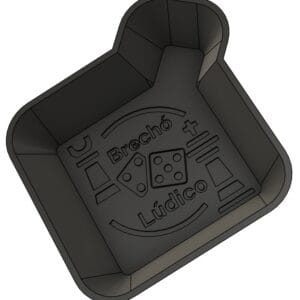 Porta Componentes 8,5cm x 8,5cm - Preto