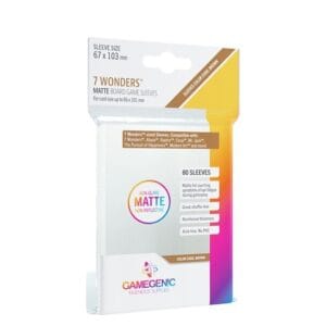 Gamegenic Matte 7 Wonders Sleeves