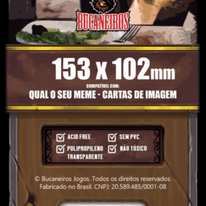 Sleeve Customizado para The Witcher Path of Destiny Qual é o seu Meme - Cartas de Imagem (102 x 153)