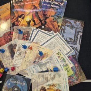 First Quest - Advanced Dungeons & Dragons 2ª Edition (Completo sem a caixa)