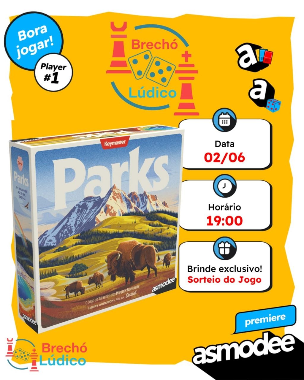 Premiere Asmodee -  Parks: Second Edition