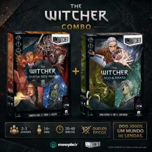 Combo Unmatched The Witcher - Aço e Prata + A Queda dos Reinos