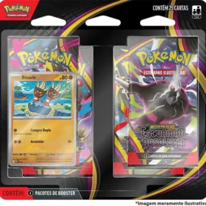 Blister Quádruplo ME05 Escuridão Absoluta Pokemon Copag