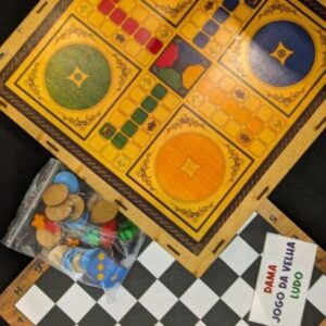 DAMA (Dama-Ludo-Jogo Da Velha em MDF)