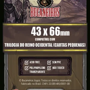 Sleeve Customizado para Trilogia Reino Ocidental - Cartas Pequenas (43 x 66)